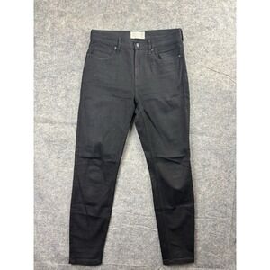 Everlane Jeans Womens Size 28 Regular Black Denim Skinny High Rise Casual Cotton